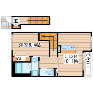 コンフォール2番館【2階】の間取り