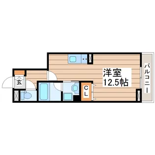 ブランヴェール【3階】の間取り