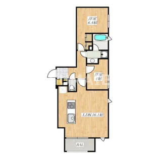 Residence Motomachi【3階】の間取り