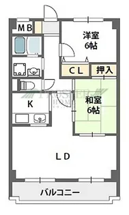 メゾン都【5階】の間取り