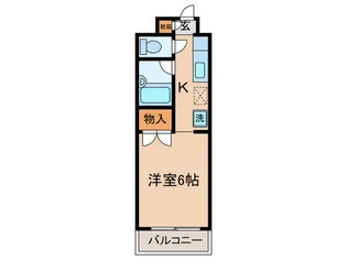パ-クハイツ鈴木【1階】の間取り
