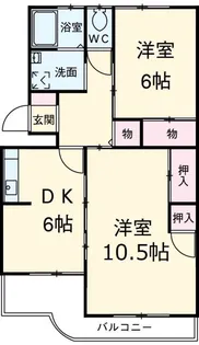 メゾン新川【4階】の間取り
