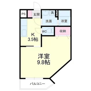 ティアラ植松【1階】の間取り