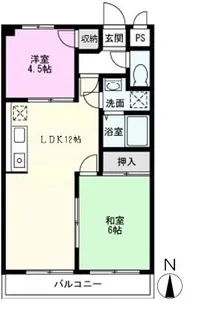 ドーム・ヨシタケ1【3階】の間取り