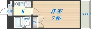 メルベーユ友井【2階】の間取り