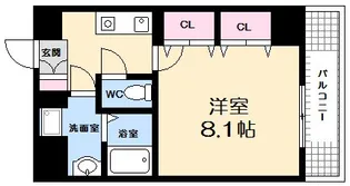第22友建ビル【6階】の間取り