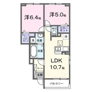 グランデ・ヴェリタ【1階】の間取り