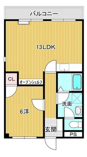 グリーンコープ【2階】の間取り