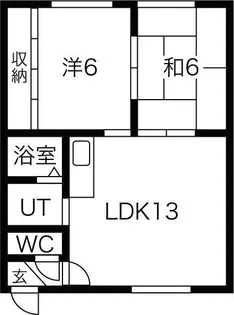 コーポ嶋【2階】の間取り