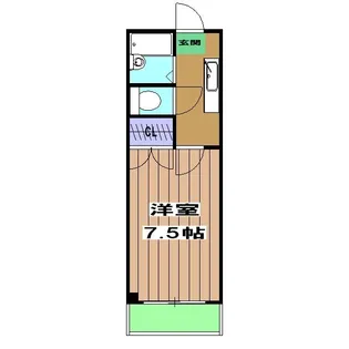 ブラザー河田【2階】の間取り