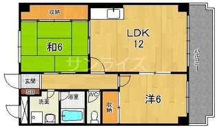 フォーレストコートA棟【4階】の間取り