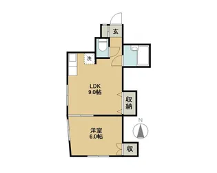 カサ・デ・ラ・エスペランサ【1階】の間取り