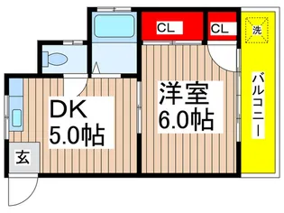 第5板橋荘【1階】の間取り