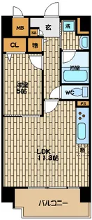 海老江サンライズ【6階】の間取り