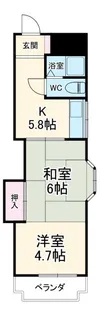 シャンピアスズキ【7階】の間取り