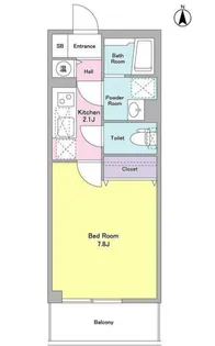 ベルク経堂壱番館【1階】の間取り