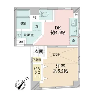 シティグレイス杉並【2階】の間取り