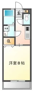 フロレセル【2階】の間取り