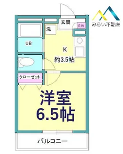 サザンフロント横浜伊勢町【2階】の間取り