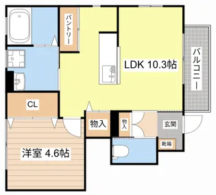 ヴァンベール B棟【1階】の間取り
