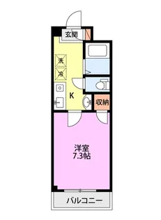 Lily-be穂高【4階】の間取り