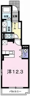 ラフレシールあぼしB【1階】の間取り