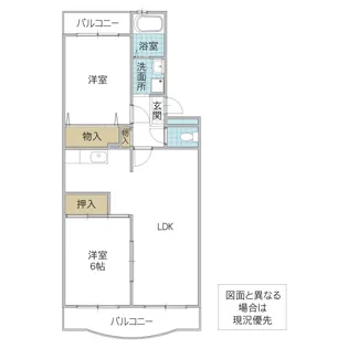 グレースヴィラ【2階】の間取り