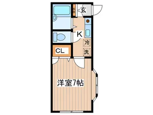 メゾンエトワールドゥラメール【1階】の間取り