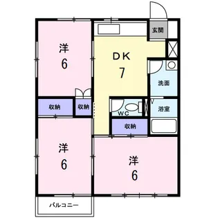 ファミール B【2階】の間取り