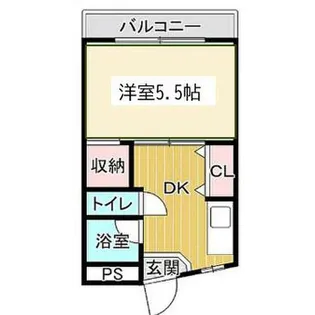 シャトー77【5階】の間取り