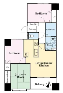 シティライフ練兵町【8階】の間取り