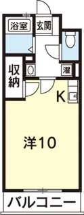 ウイズダム徳島町【4階】の間取り
