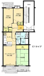 レジエ戸塚深谷1号棟【4階】の間取り
