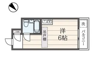 TOP・三軒茶屋第3【1階】の間取り