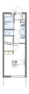 レオパレスディアコート入沢【3階】の間取り