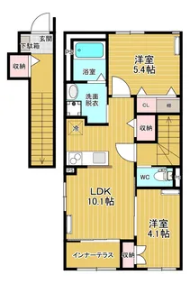 グランパティオ【2階】の間取り