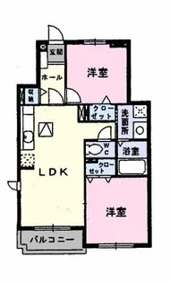 グランソレイユ【1階】の間取り