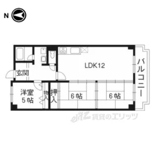 ASTICASADA【2階】の間取り