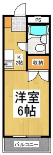 サンアベニュー久米川【1階】の間取り