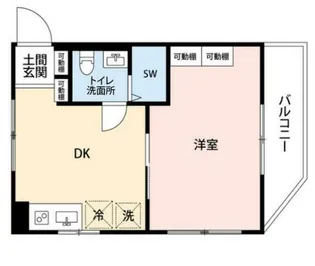 パークハイツ駒場【4階】の間取り
