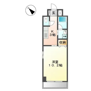 ドエルスイーツ【4階】の間取り