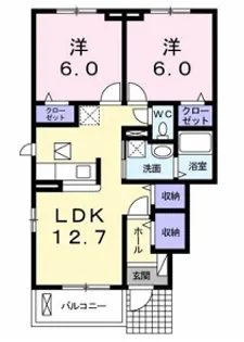 フリーデ A【1階】の間取り