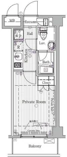 NISHI IKEBUKURO RESIDENCE【2階】の間取り