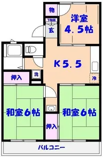 市川メゾンポワール【1階】の間取り