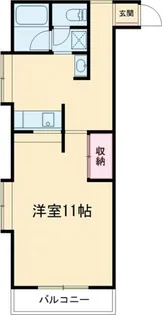 プラードコート【2階】の間取り
