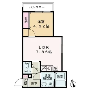 ザ・レジデンス北習志野【3階】の間取り
