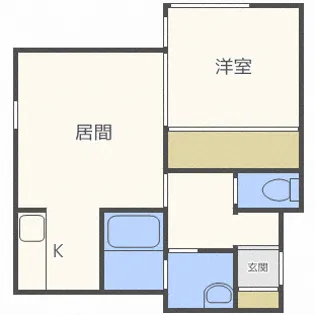 ラテール屯田【2階】の間取り