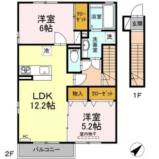 リオグランデ【2階】の間取り
