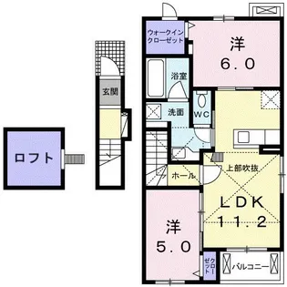ダイアリーI【2階】の間取り