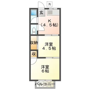 Daytona【2階】の間取り